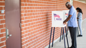 people-voting-outside