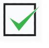 Green checkmark